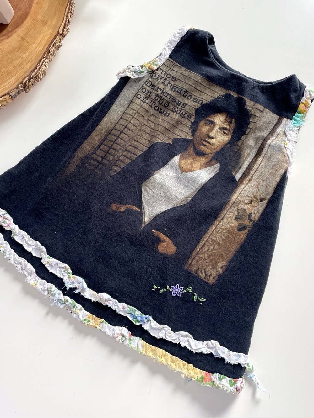 Vintage Lola & James Upcycled Bruce Springsteen Concert Tee Dress | Size 5